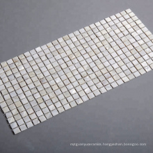 New Arrival Nature White Mother of Pearl Seashell  Square Mosaic Tile Mesh